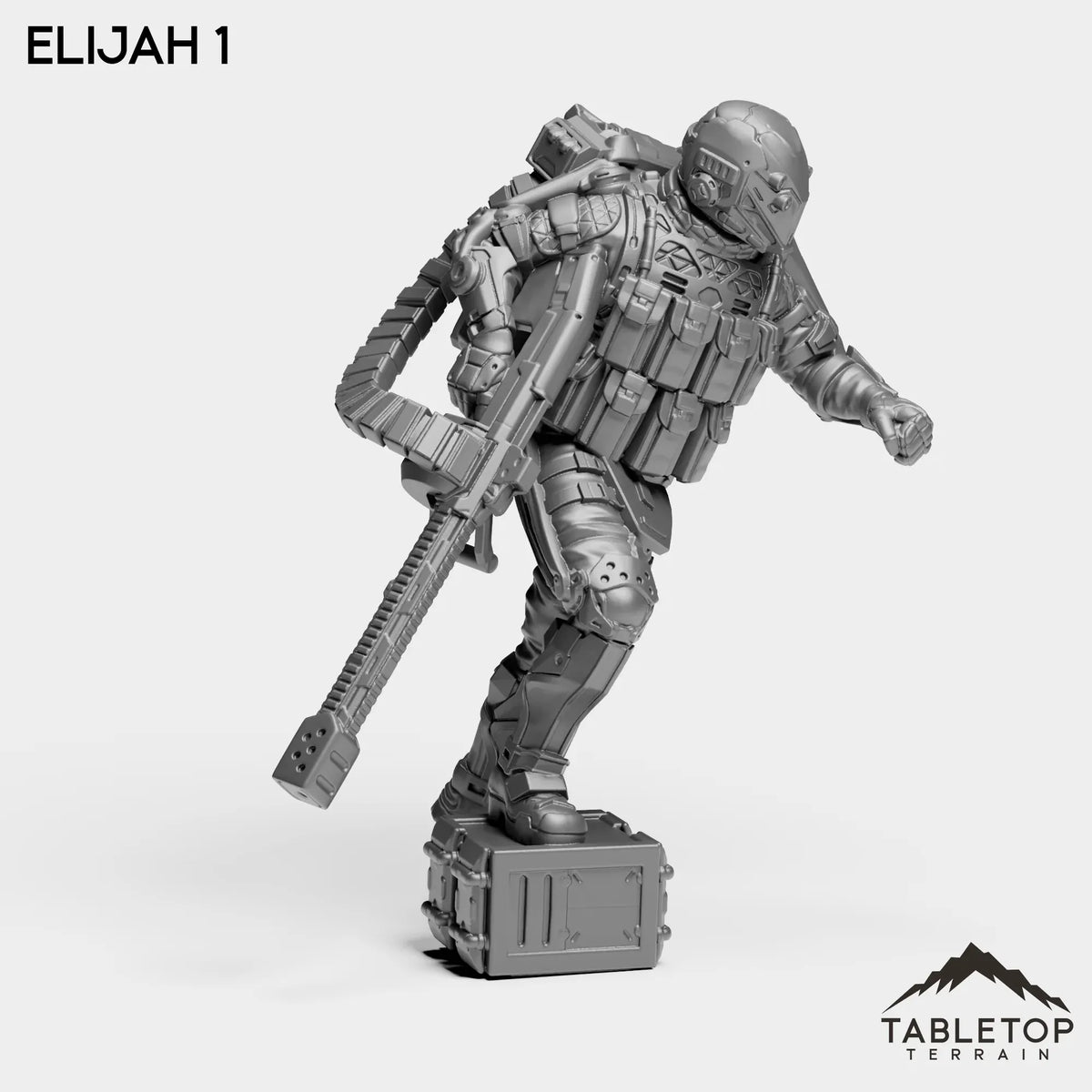 Tabletop Terrain Miniature Elijah - Black Stone Commandos