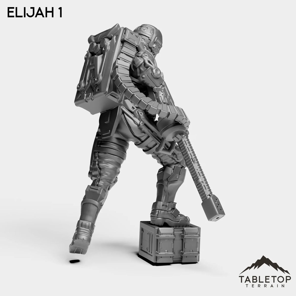 Tabletop Terrain Miniature Elijah - Black Stone Commandos