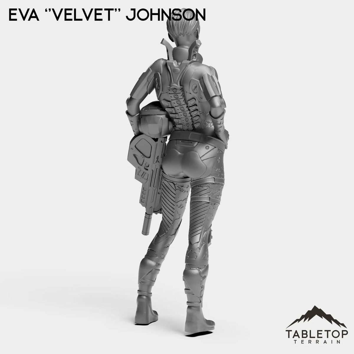 Tabletop Terrain Miniature Eva Velvet - Black Stone Commandos