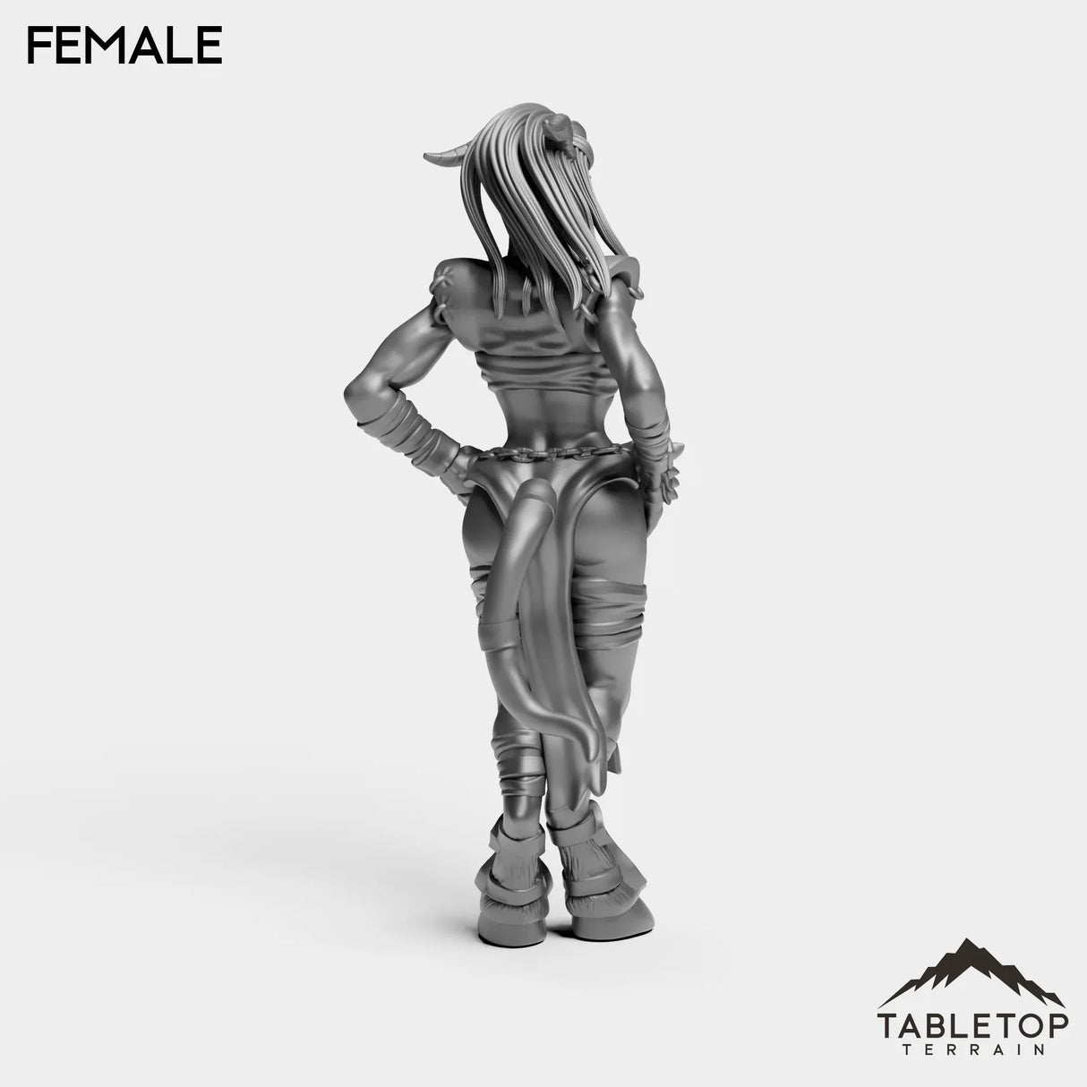 Tabletop Terrain Miniature Exiled Female