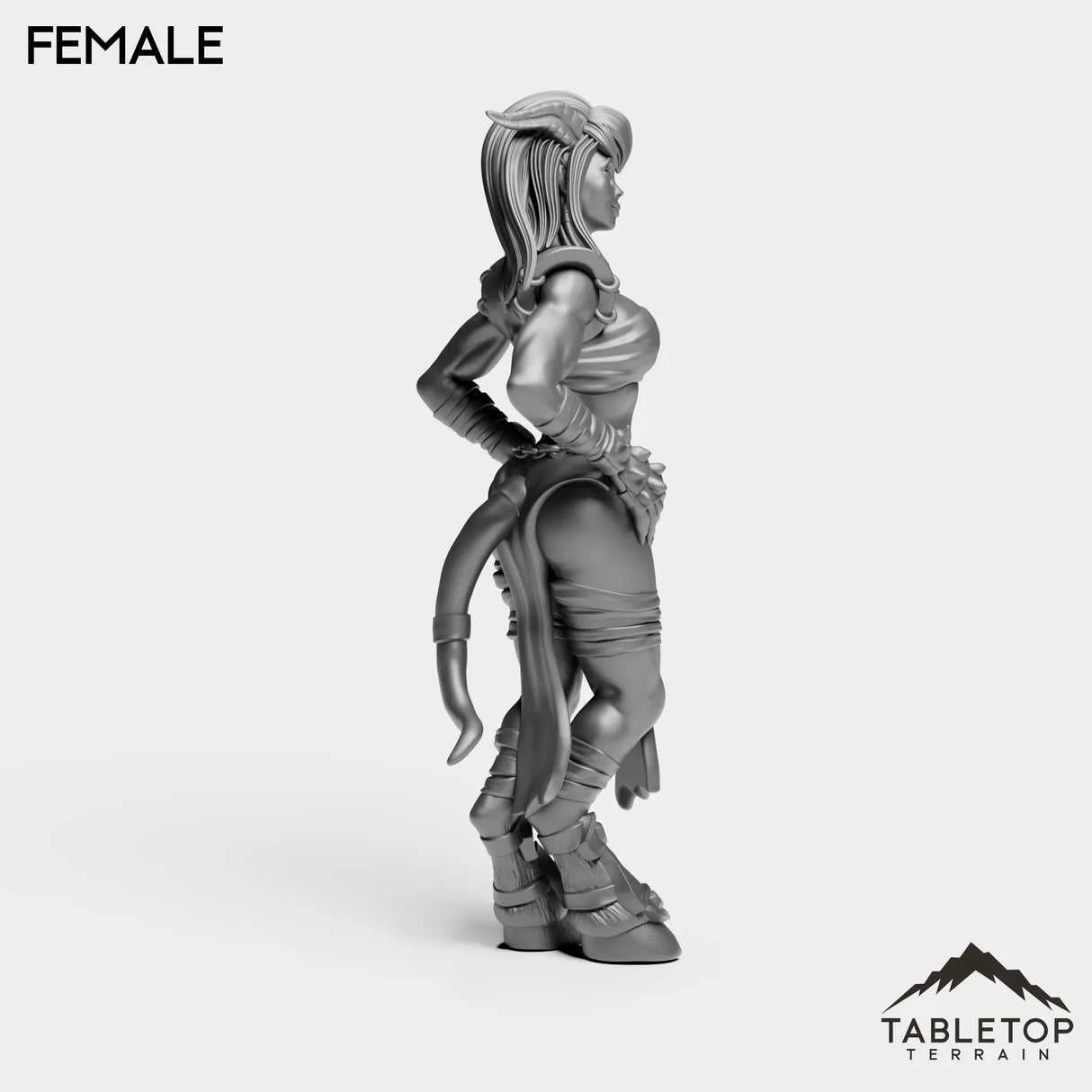 Tabletop Terrain Miniature Exiled Female