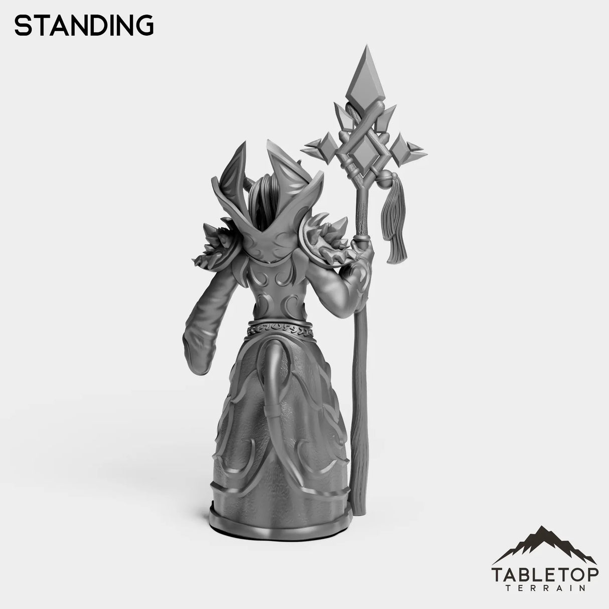 Tabletop Terrain Miniature Exiled Mage Female