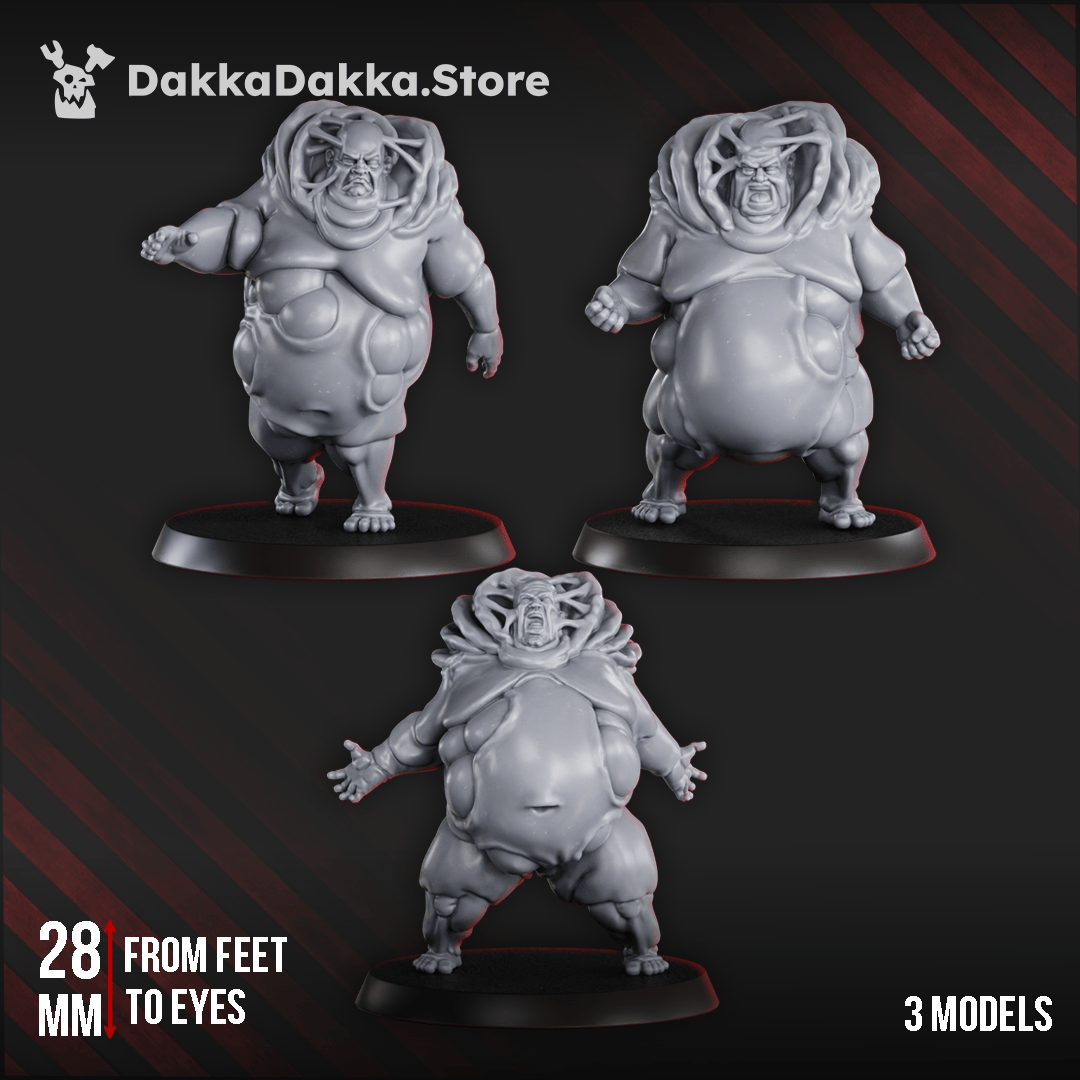 Tabletop Terrain Miniature Exploguts Squad (x3)