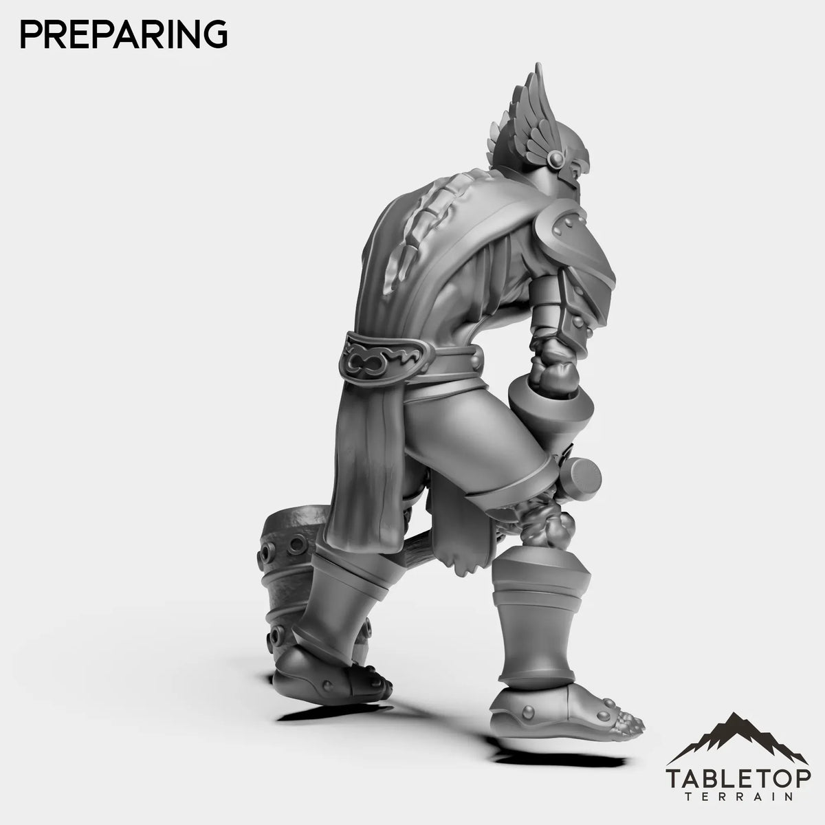 Tabletop Terrain Miniature Fallen Hero