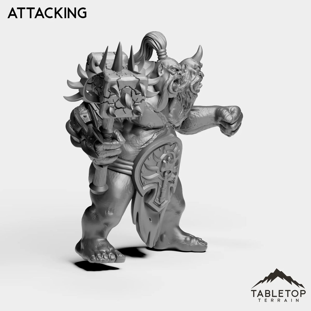Tabletop Terrain Miniature Fallen Ogre High Mage