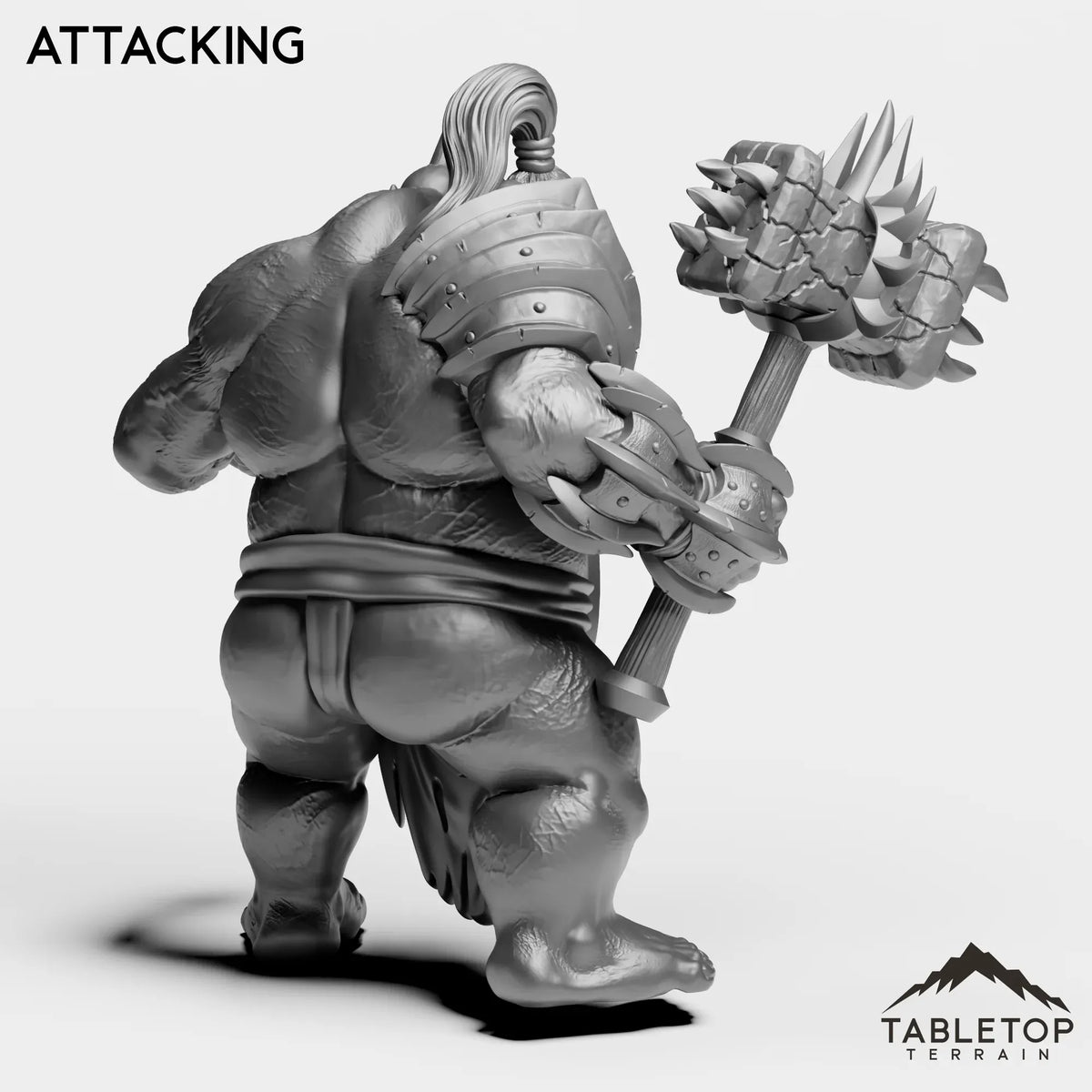 Tabletop Terrain Miniature Fallen Ogre High Mage
