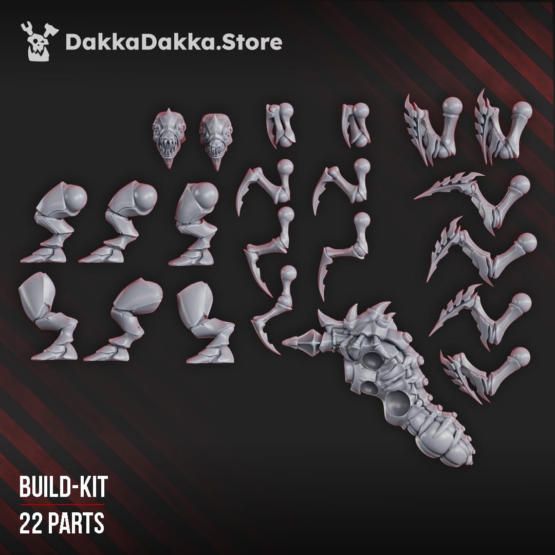 Tabletop Terrain Miniature Fangthrowers of The Great Harvest (build kit)
