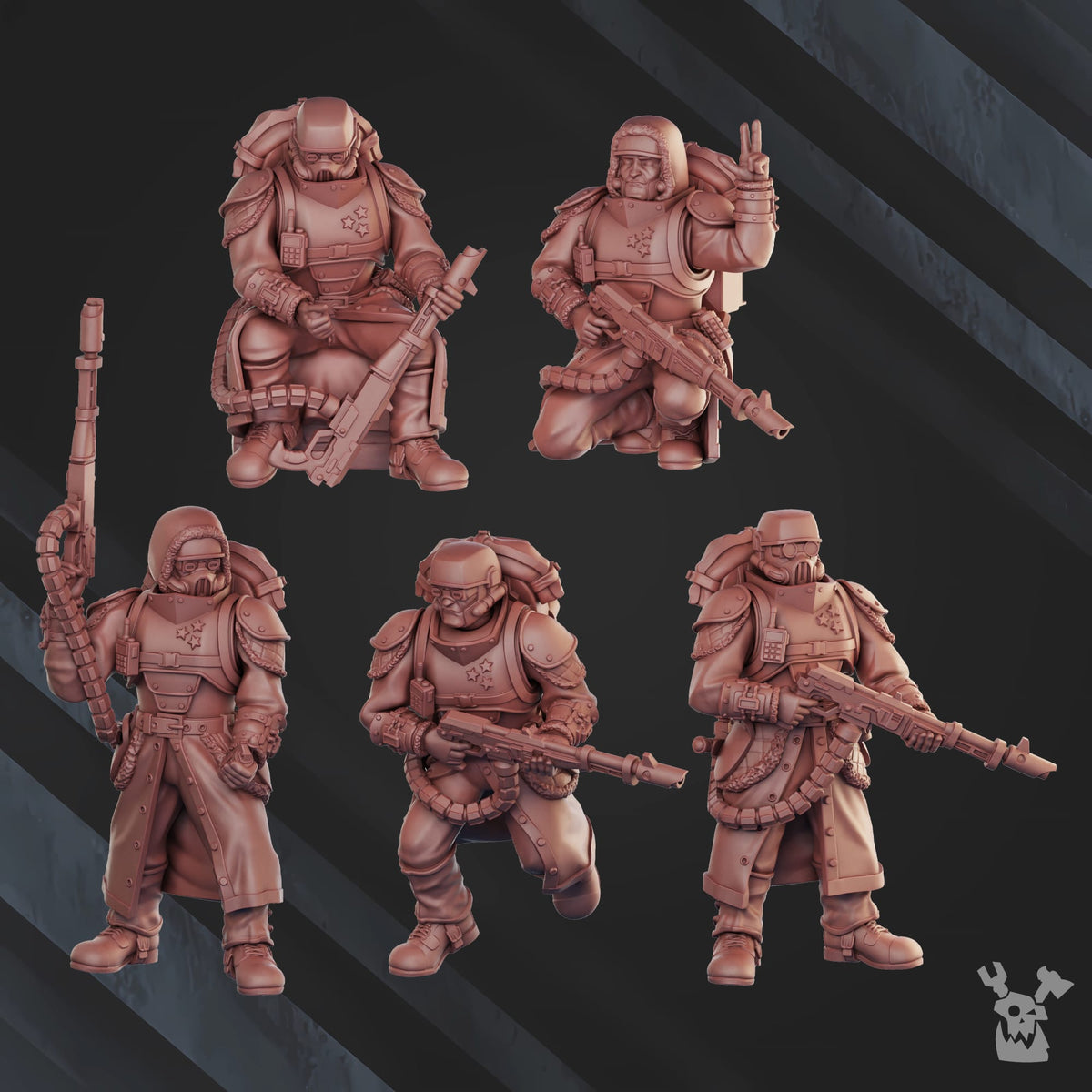 Tabletop Terrain Miniature FD Special Forces Command Squad