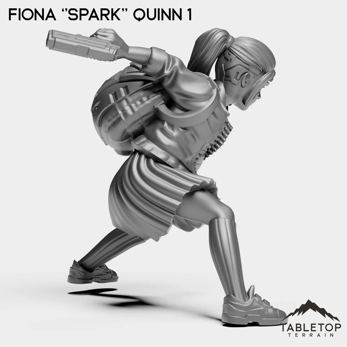 Tabletop Terrain Miniature Fiona ''Spark'' Quinn