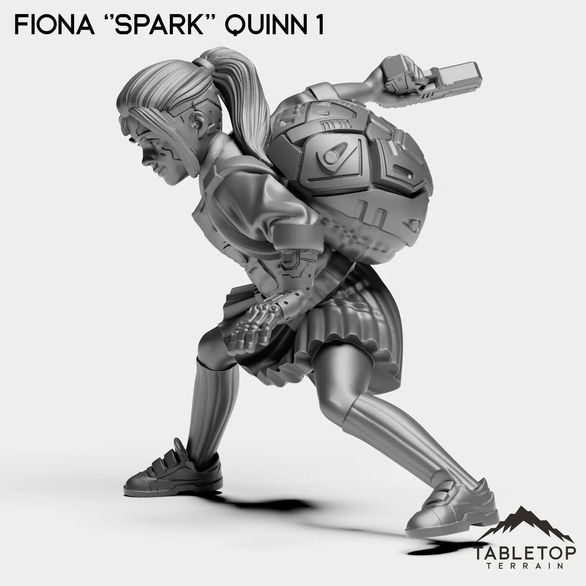 Tabletop Terrain Miniature Fiona ''Spark'' Quinn