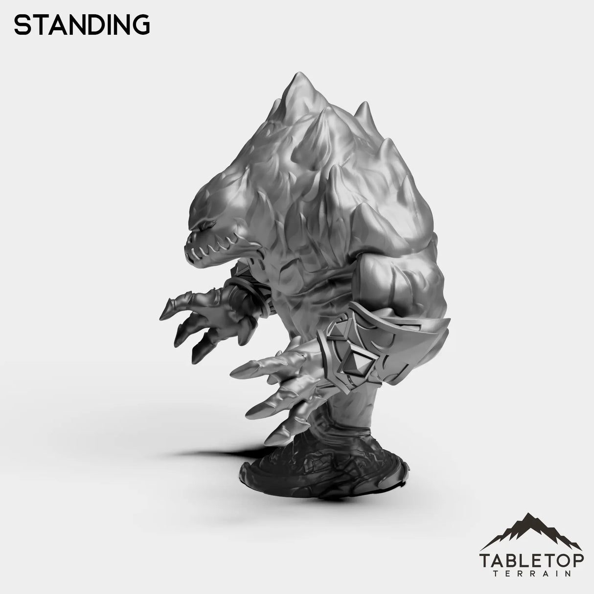 Tabletop Terrain Miniature Fire Elemental Boss