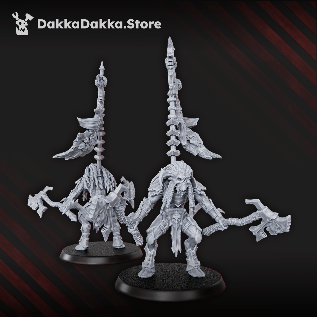 Tabletop Terrain Miniature Flesh Daemon Squad x10