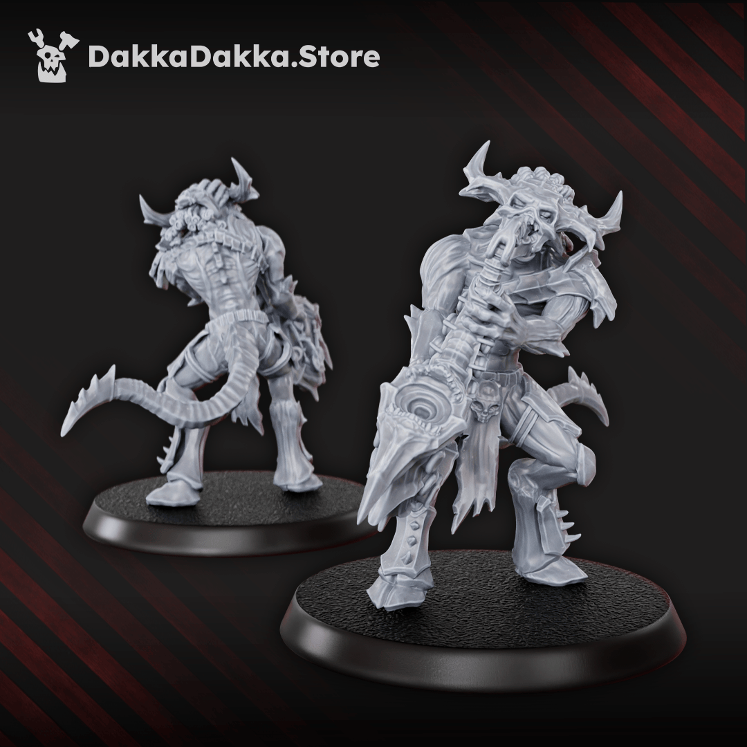 Tabletop Terrain Miniature Flesh Daemon Squad x10