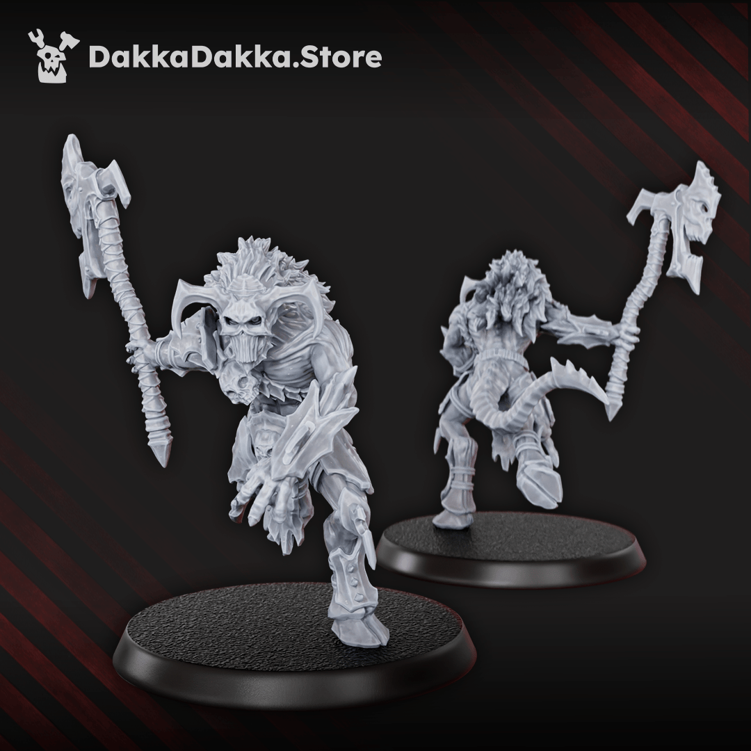 Tabletop Terrain Miniature Flesh Daemon Squad x10