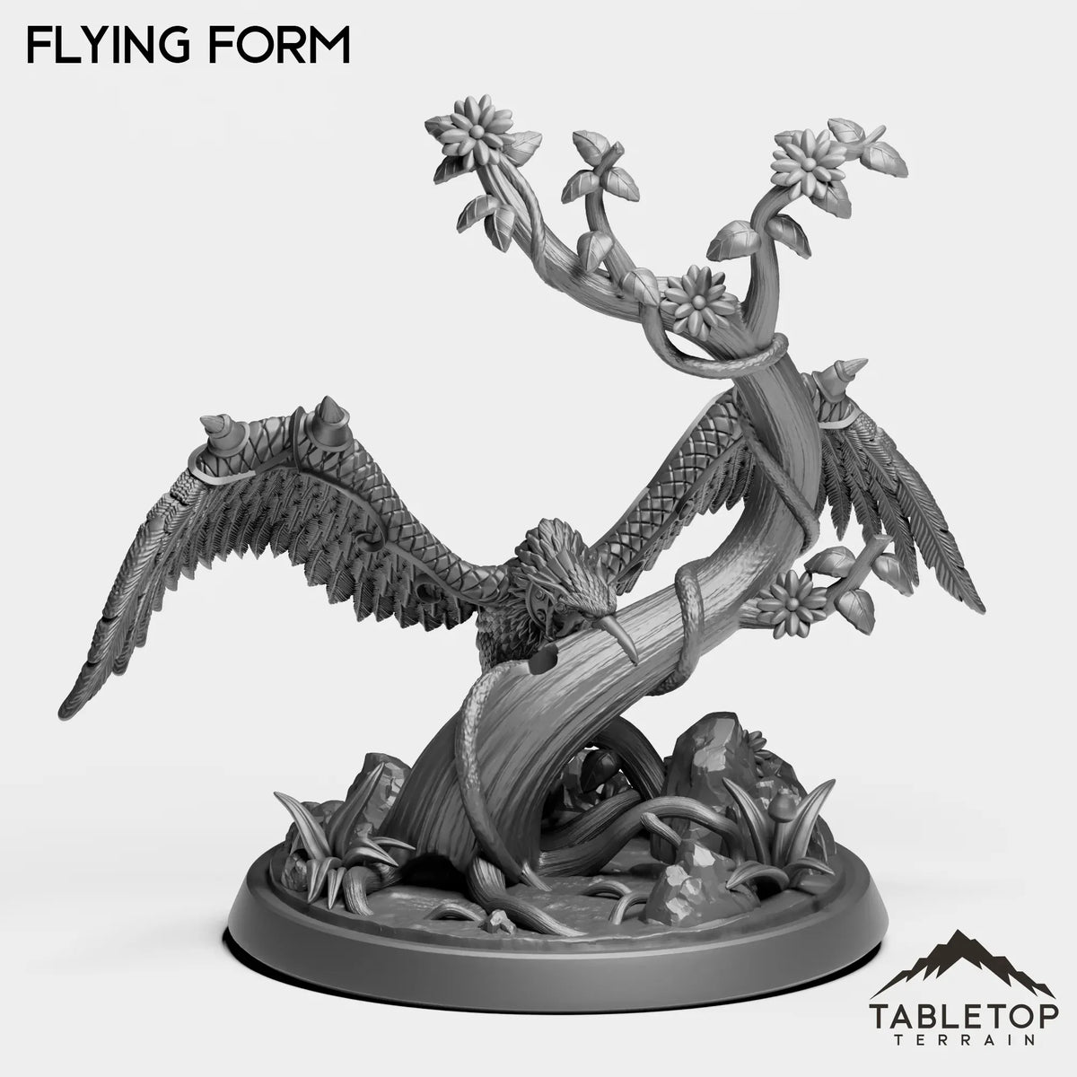 Tabletop Terrain Miniature Flying Form Elf Druid Forms