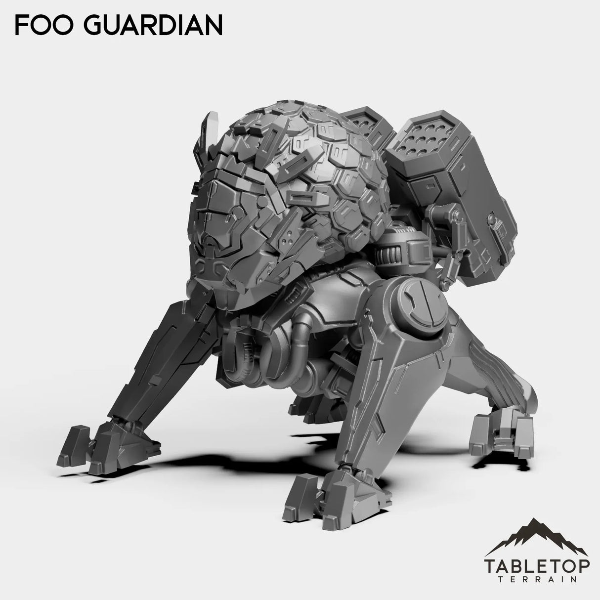 Tabletop Terrain Miniature Foo Guardian - Black Lotus Squad