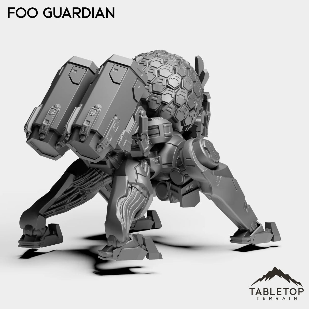 Tabletop Terrain Miniature Foo Guardian - Black Lotus Squad