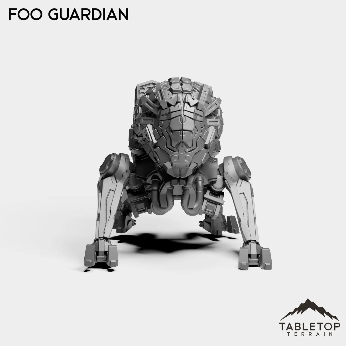 Tabletop Terrain Miniature Foo Guardian - Black Lotus Squad