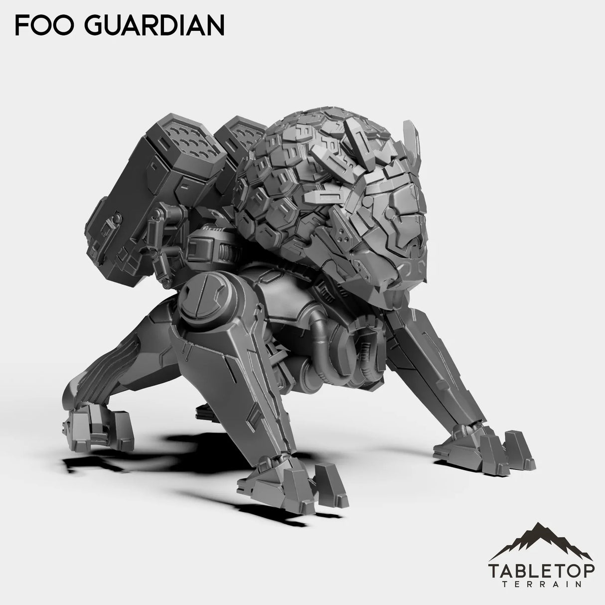 Tabletop Terrain Miniature Foo Guardian - Black Lotus Squad