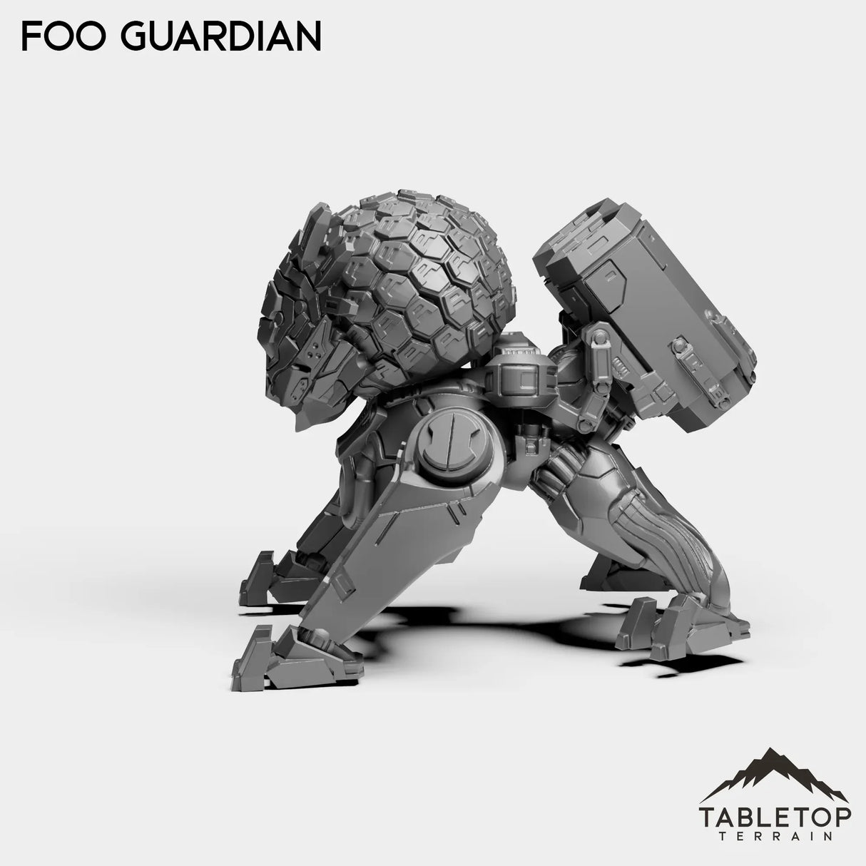 Tabletop Terrain Miniature Foo Guardian - Black Lotus Squad