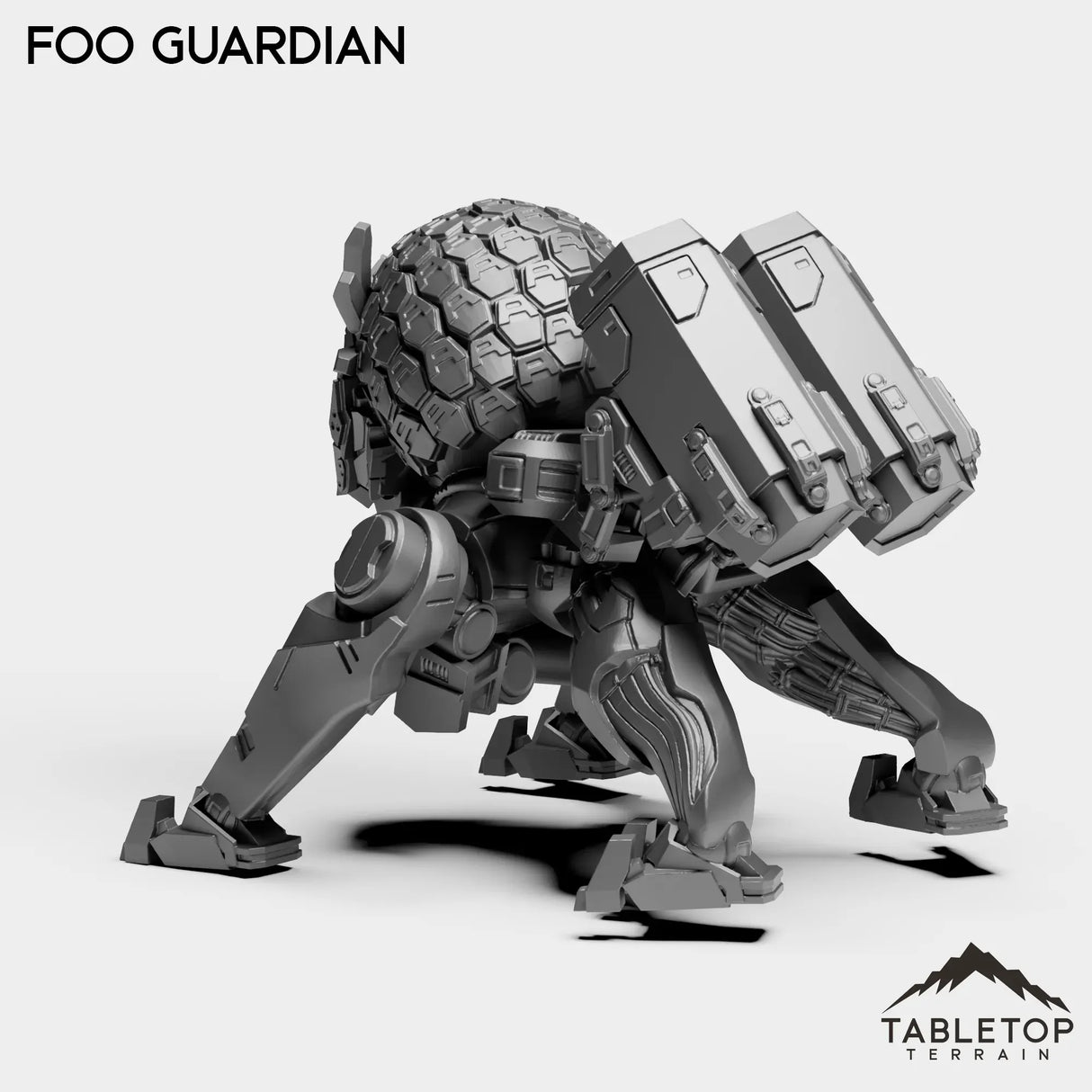 Tabletop Terrain Miniature Foo Guardian - Black Lotus Squad