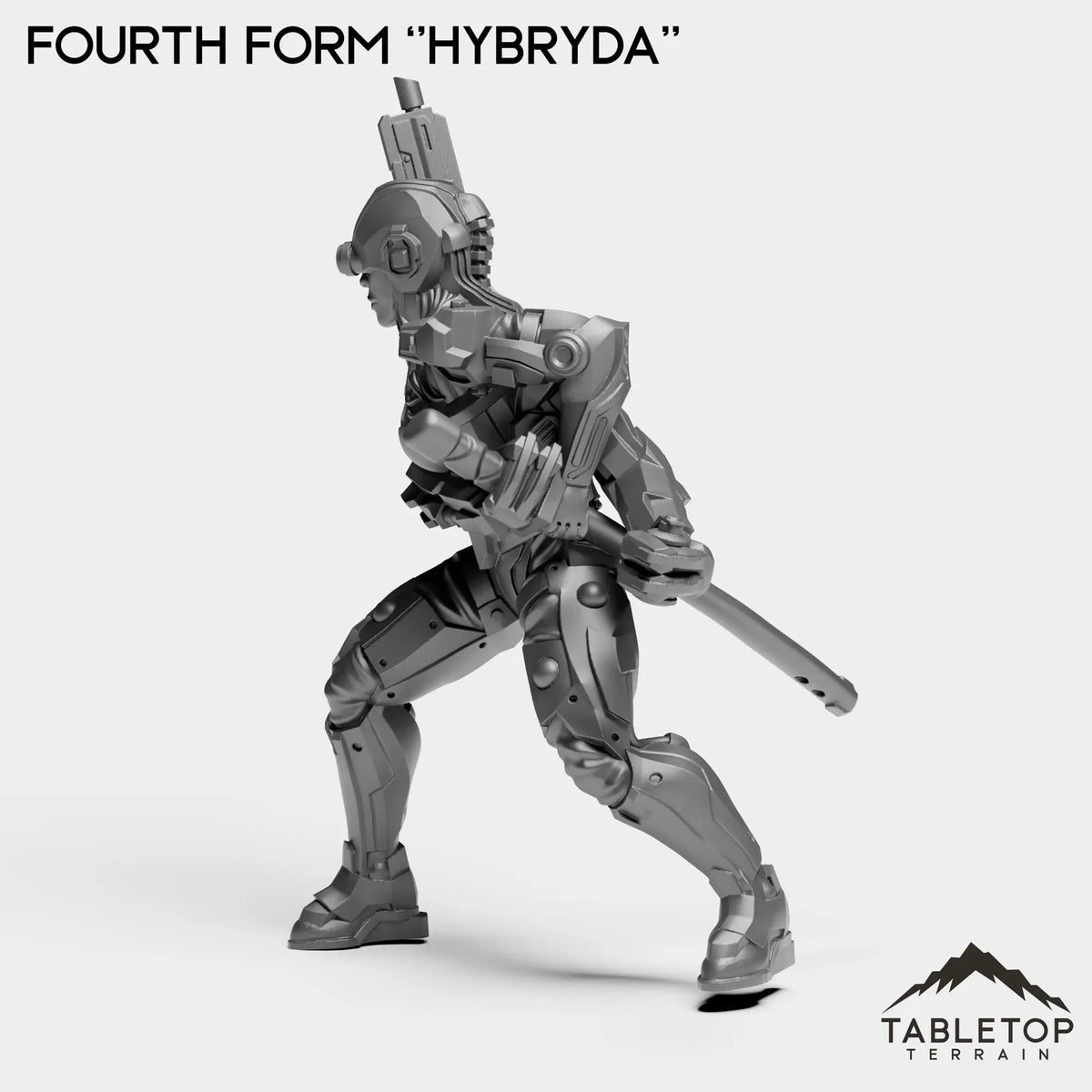 Tabletop Terrain Miniature Fourth Form - Human Hybrids