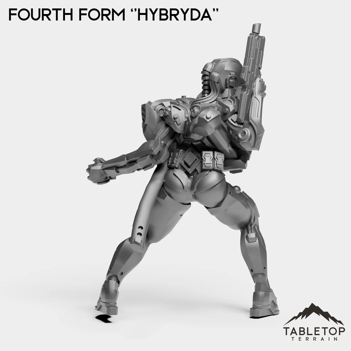 Tabletop Terrain Miniature Fourth Form - Human Hybrids