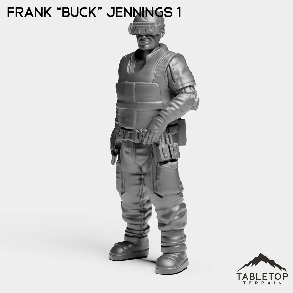 Tabletop Terrain Miniature Frank “Buck” Jennings