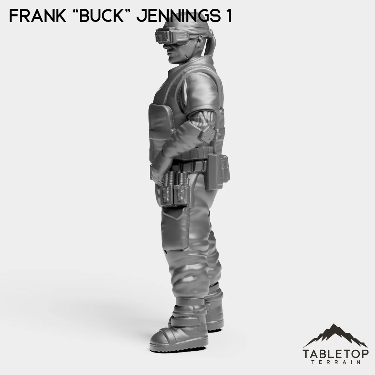 Tabletop Terrain Miniature Frank “Buck” Jennings
