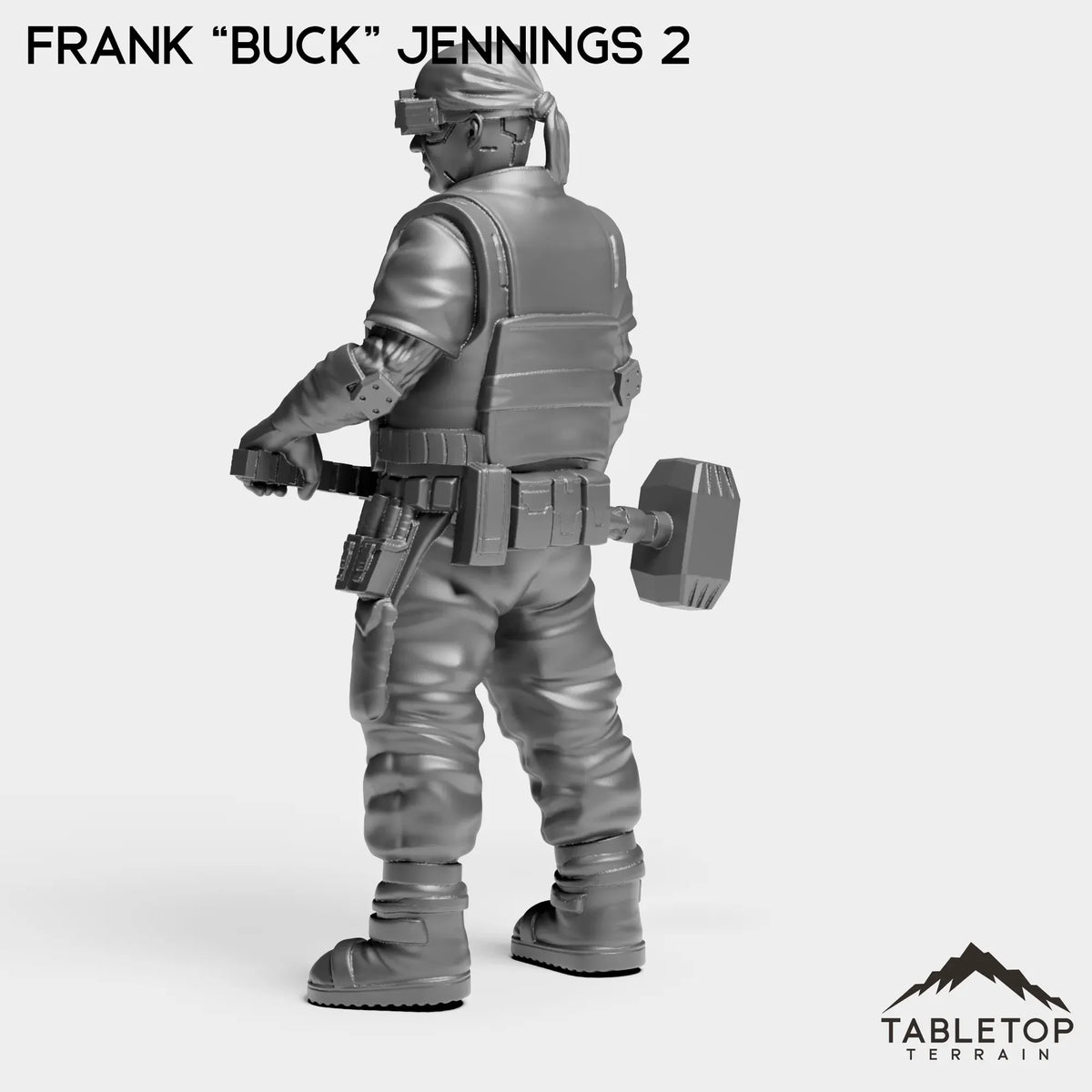 Tabletop Terrain Miniature Frank “Buck” Jennings