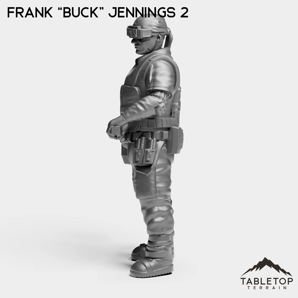 Tabletop Terrain Miniature Frank “Buck” Jennings