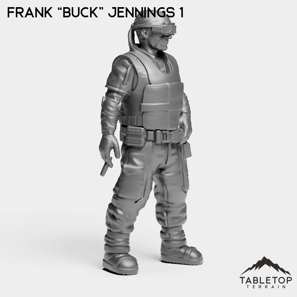 Tabletop Terrain Miniature Frank “Buck” Jennings