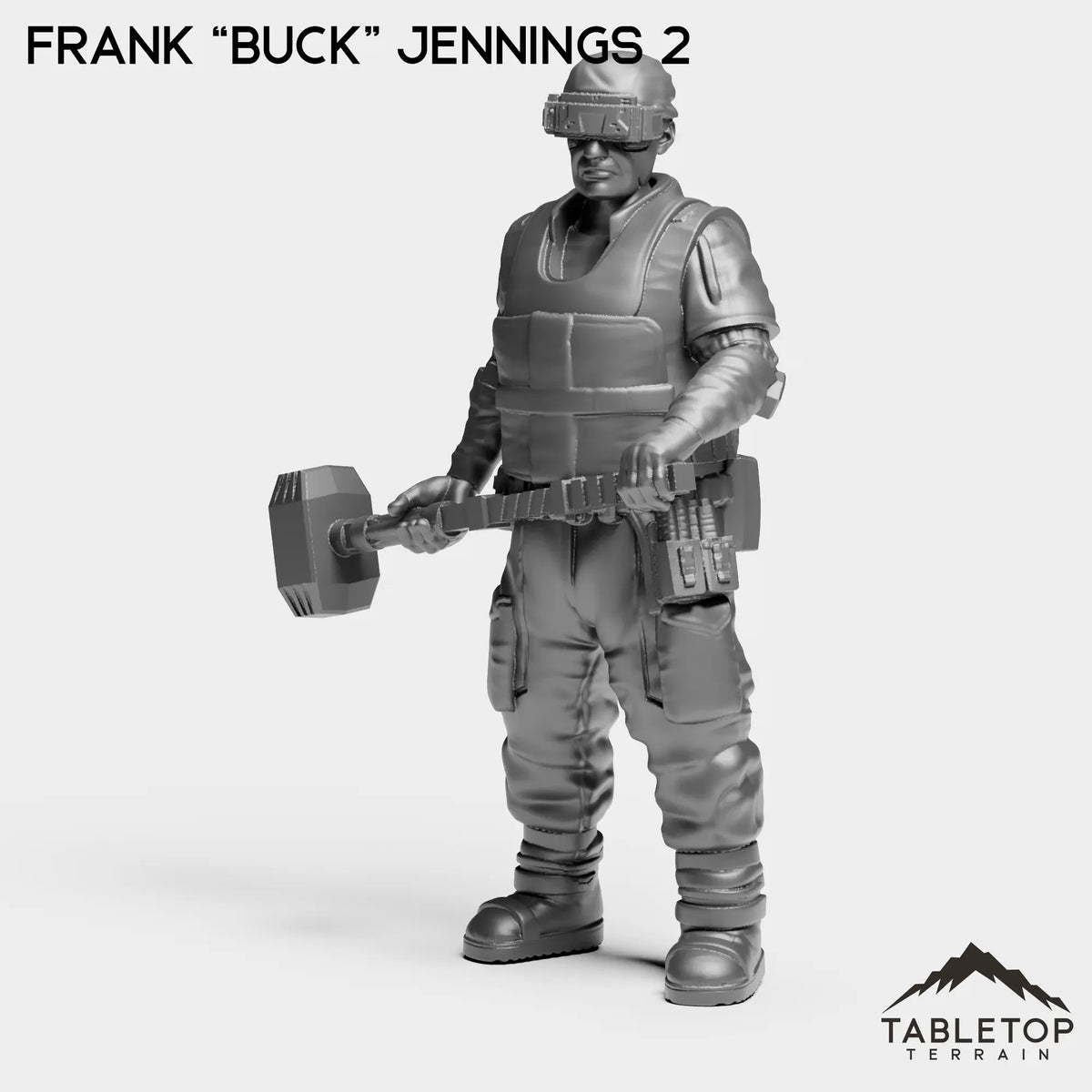 Tabletop Terrain Miniature Frank “Buck” Jennings
