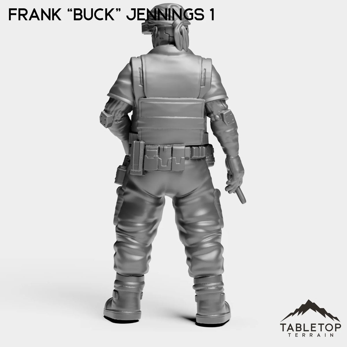 Tabletop Terrain Miniature Frank “Buck” Jennings