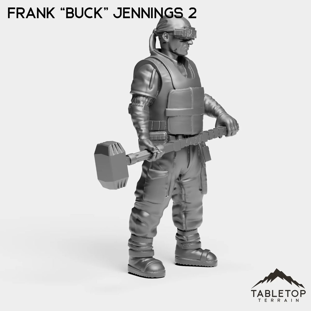 Tabletop Terrain Miniature Frank “Buck” Jennings