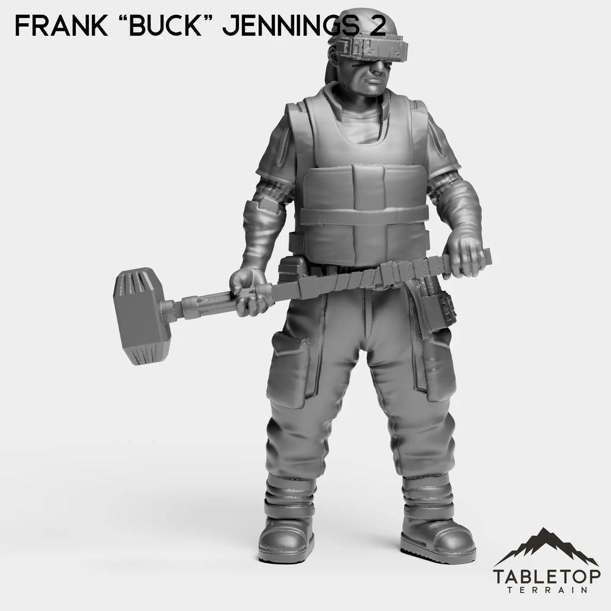 Tabletop Terrain Miniature Frank “Buck” Jennings 2 Frank “Buck” Jennings