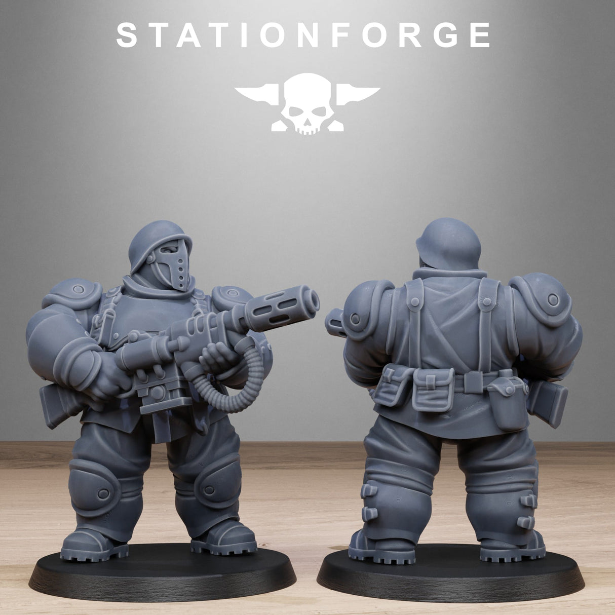 Tabletop Terrain Miniature FreeGuard Armored Mutants