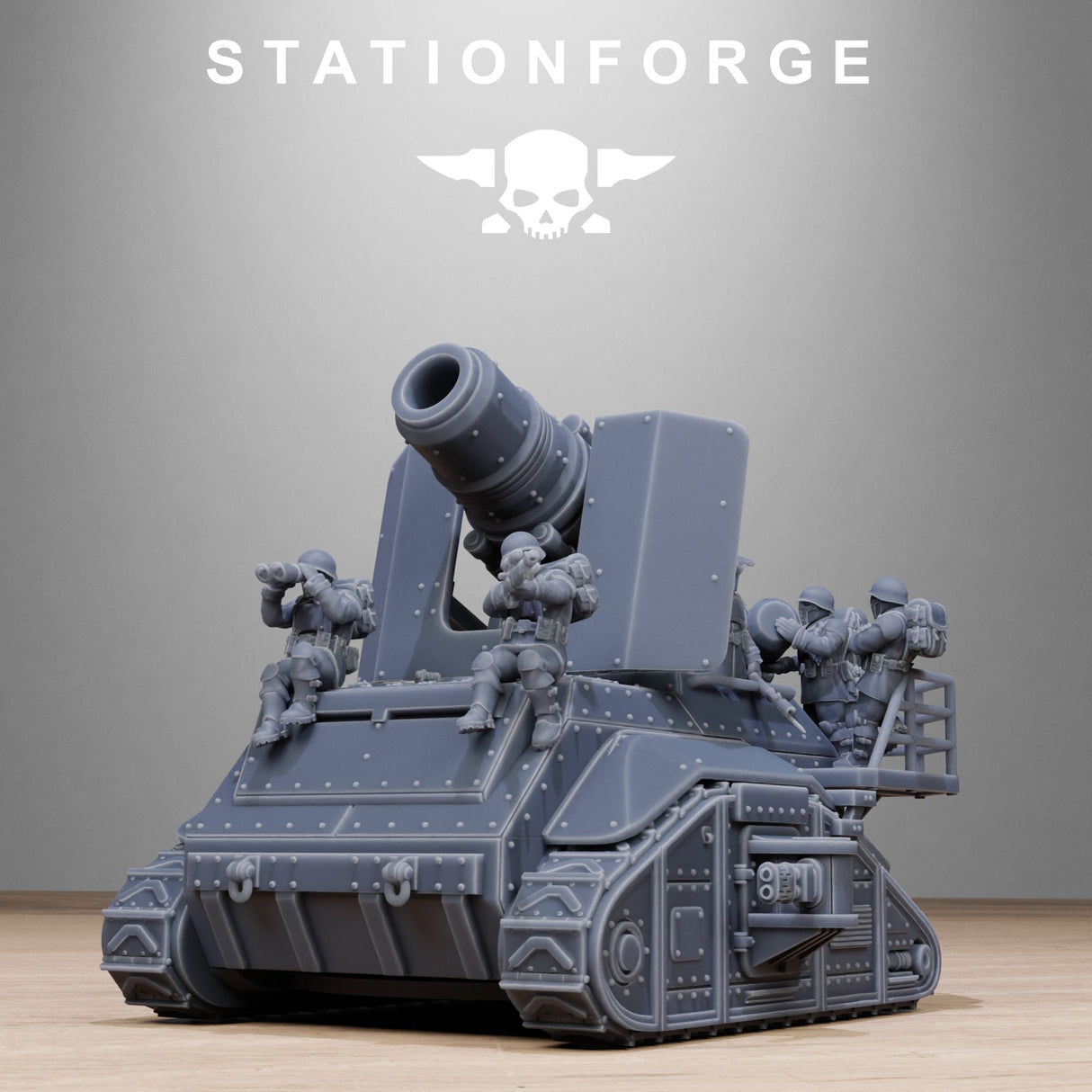 Tabletop Terrain Miniature Freeguard Artillery Mini Tank
