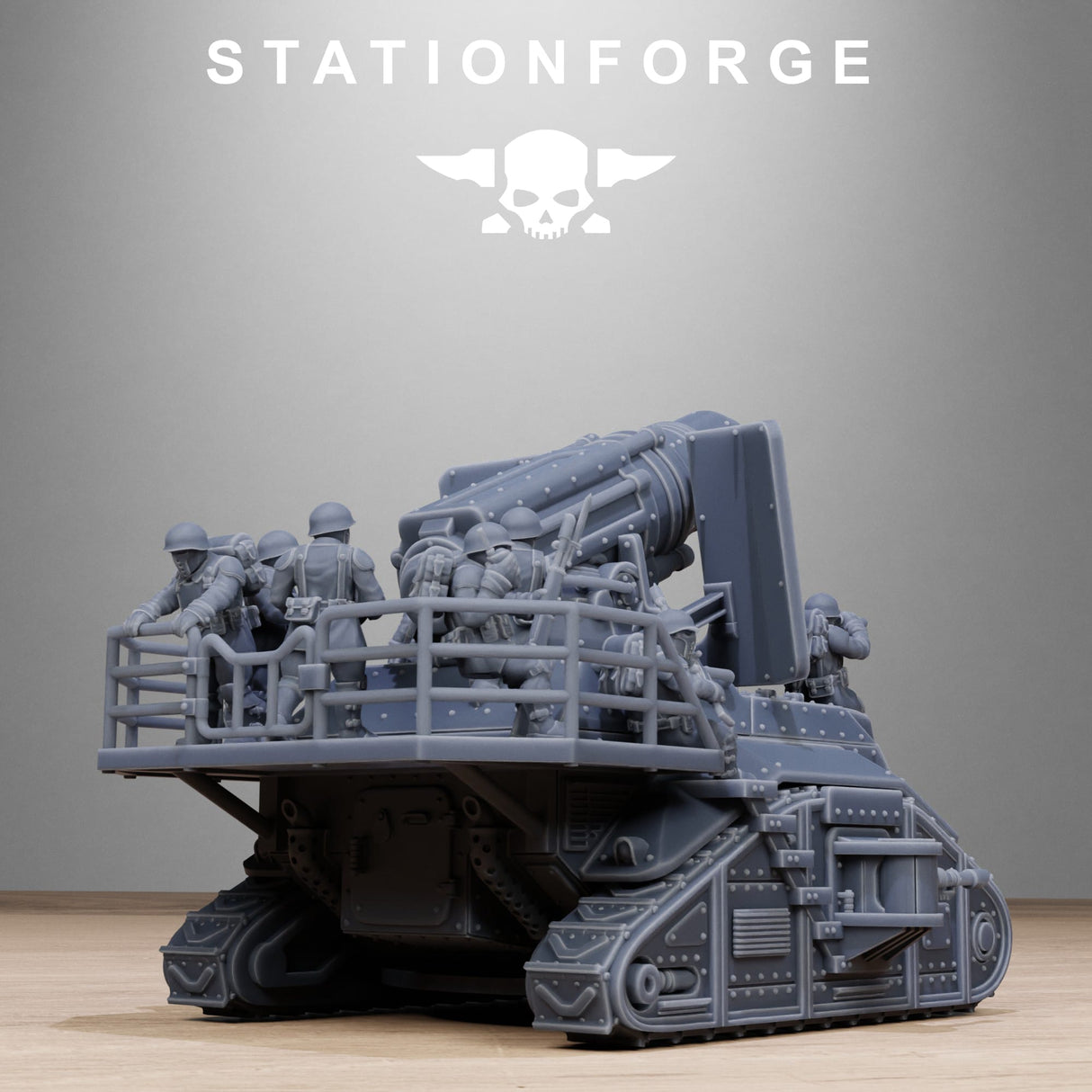 Tabletop Terrain Miniature Freeguard Artillery Mini Tank