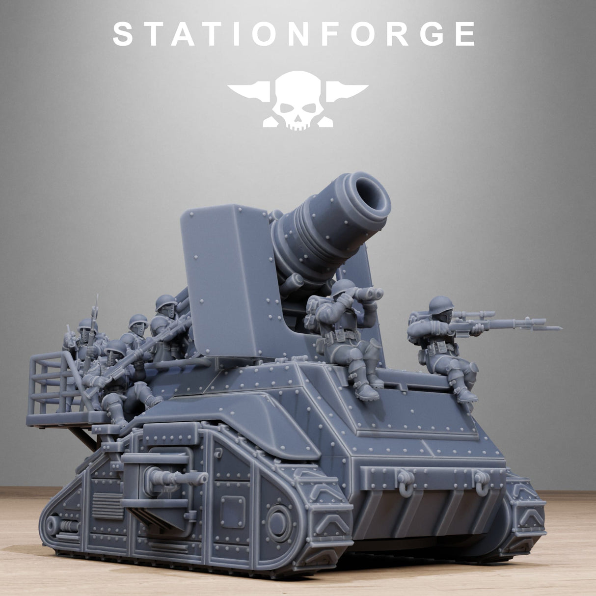 Tabletop Terrain Miniature Freeguard Artillery Mini Tank