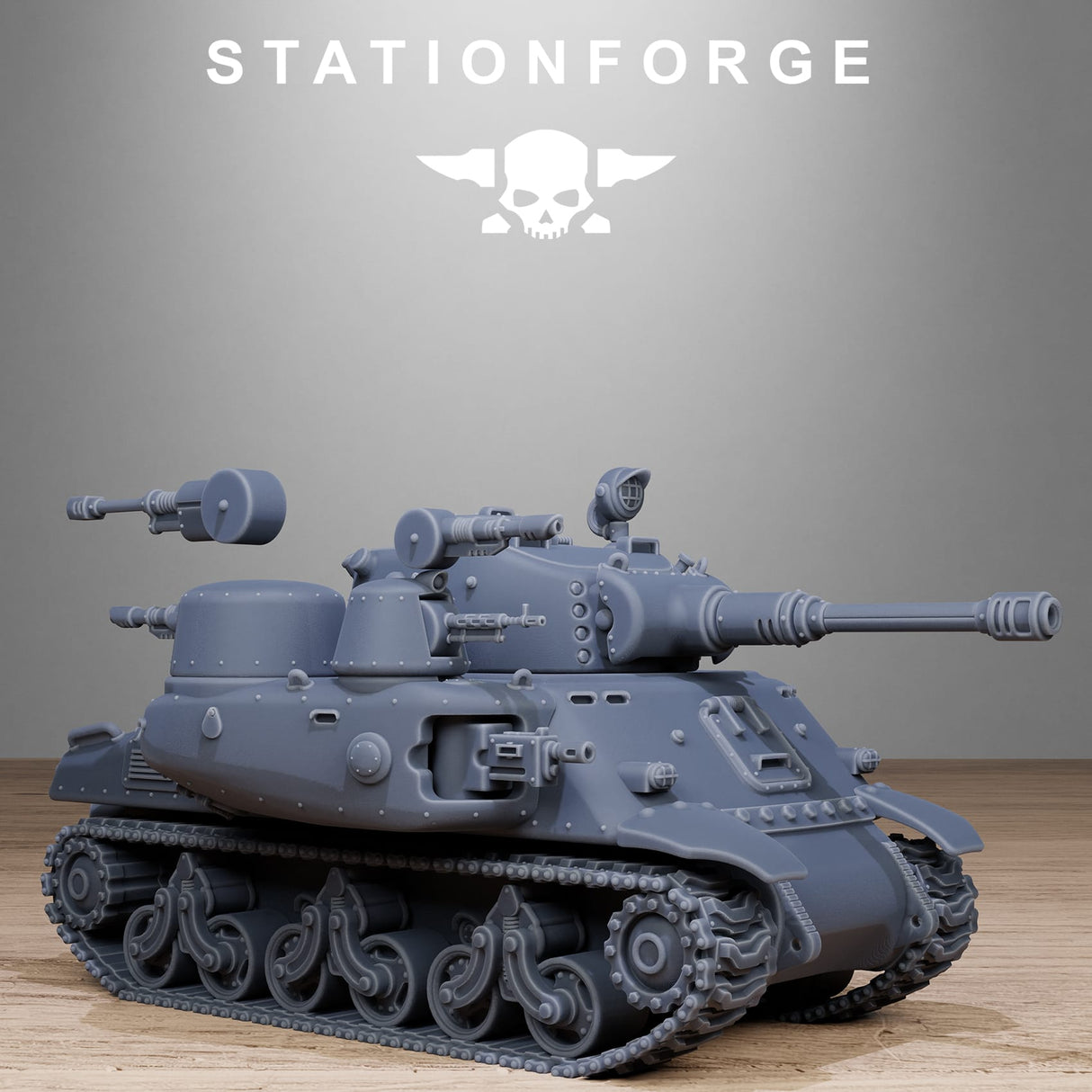 Tabletop Terrain Miniature FreeGuard Battle Tank