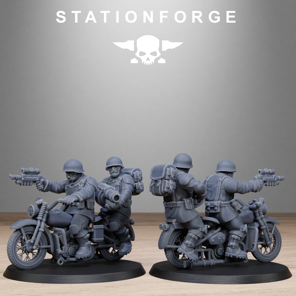 Tabletop Terrain Miniature FreeGuard Bikers