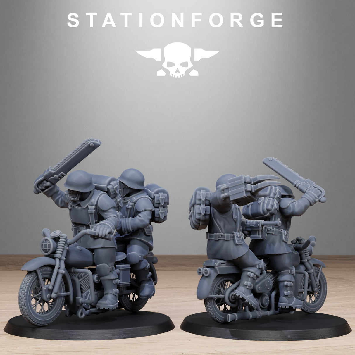 Tabletop Terrain Miniature FreeGuard Bikers