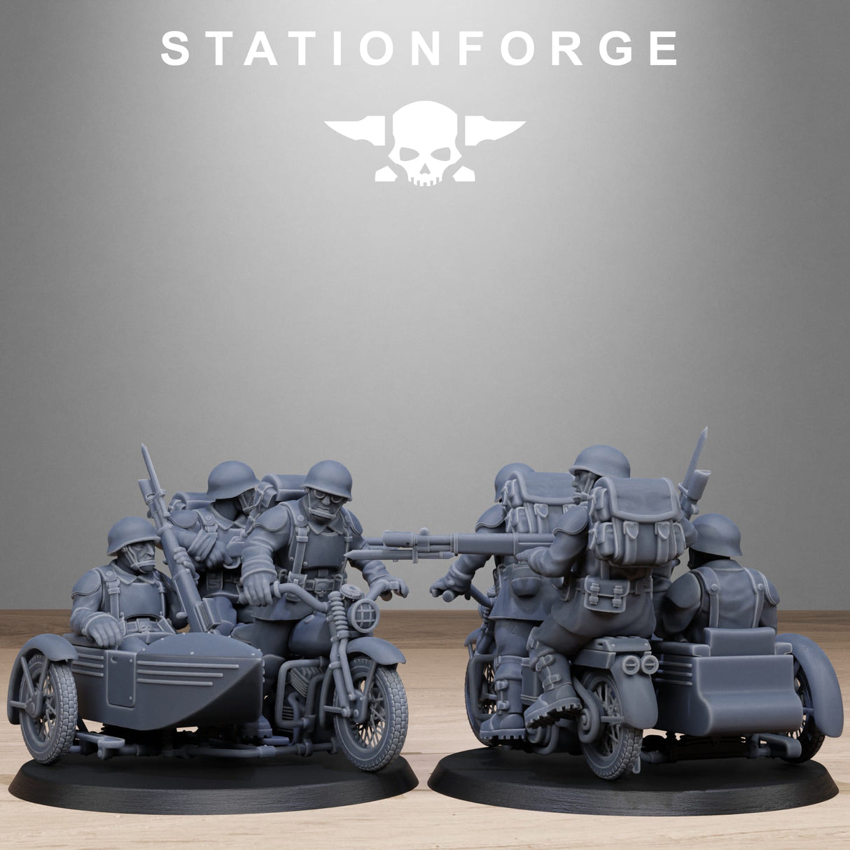 Tabletop Terrain Miniature FreeGuard Bikers