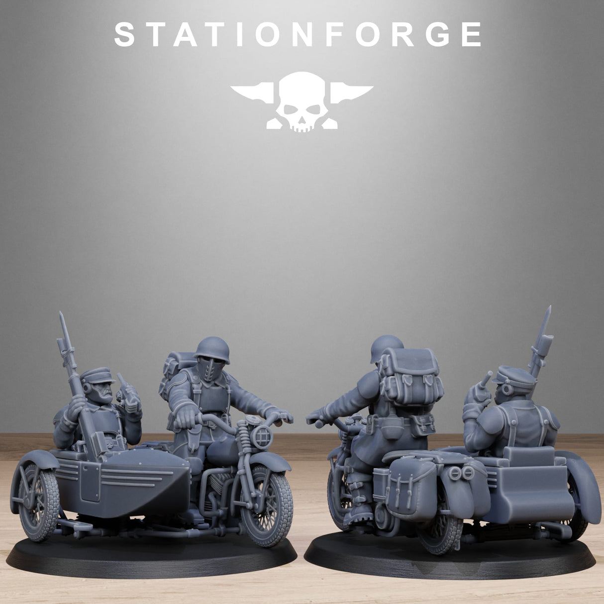 Tabletop Terrain Miniature FreeGuard Bikers