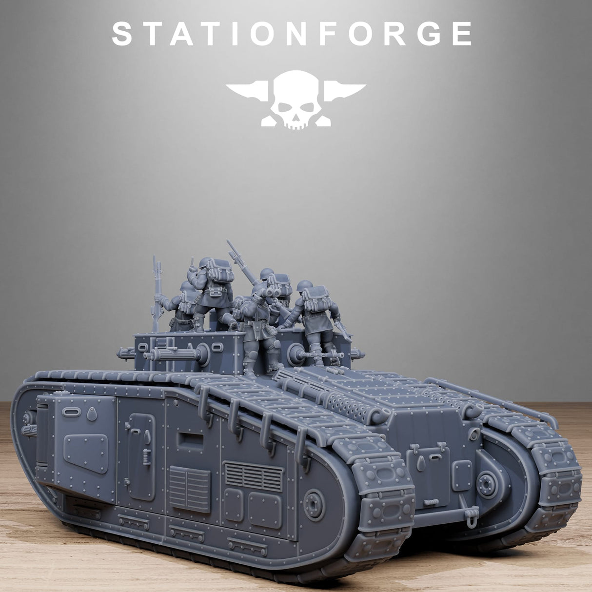 Tabletop Terrain Miniature FreeGuard Heavy Tank