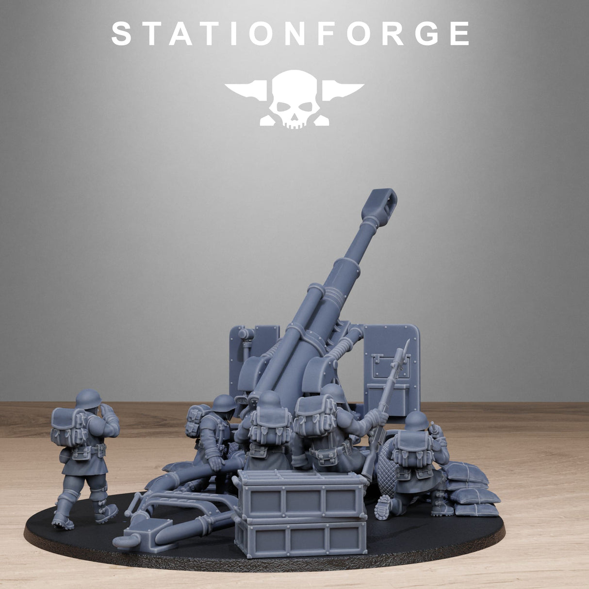 Tabletop Terrain Miniature FreeGuard Light Artillery