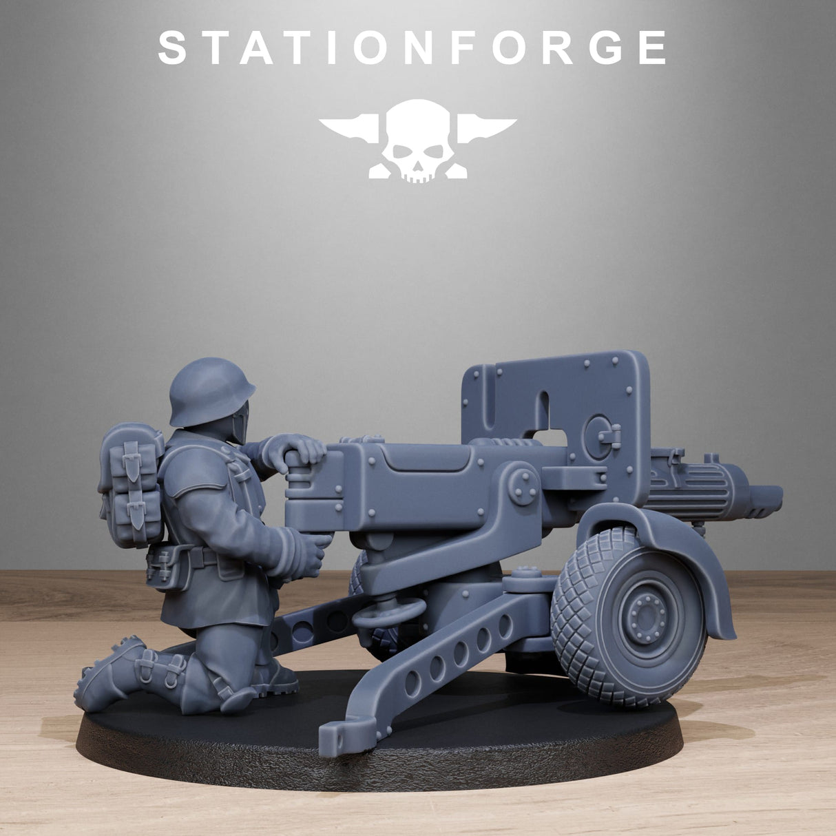 Tabletop Terrain Miniature FreeGuard Light Machine Gun