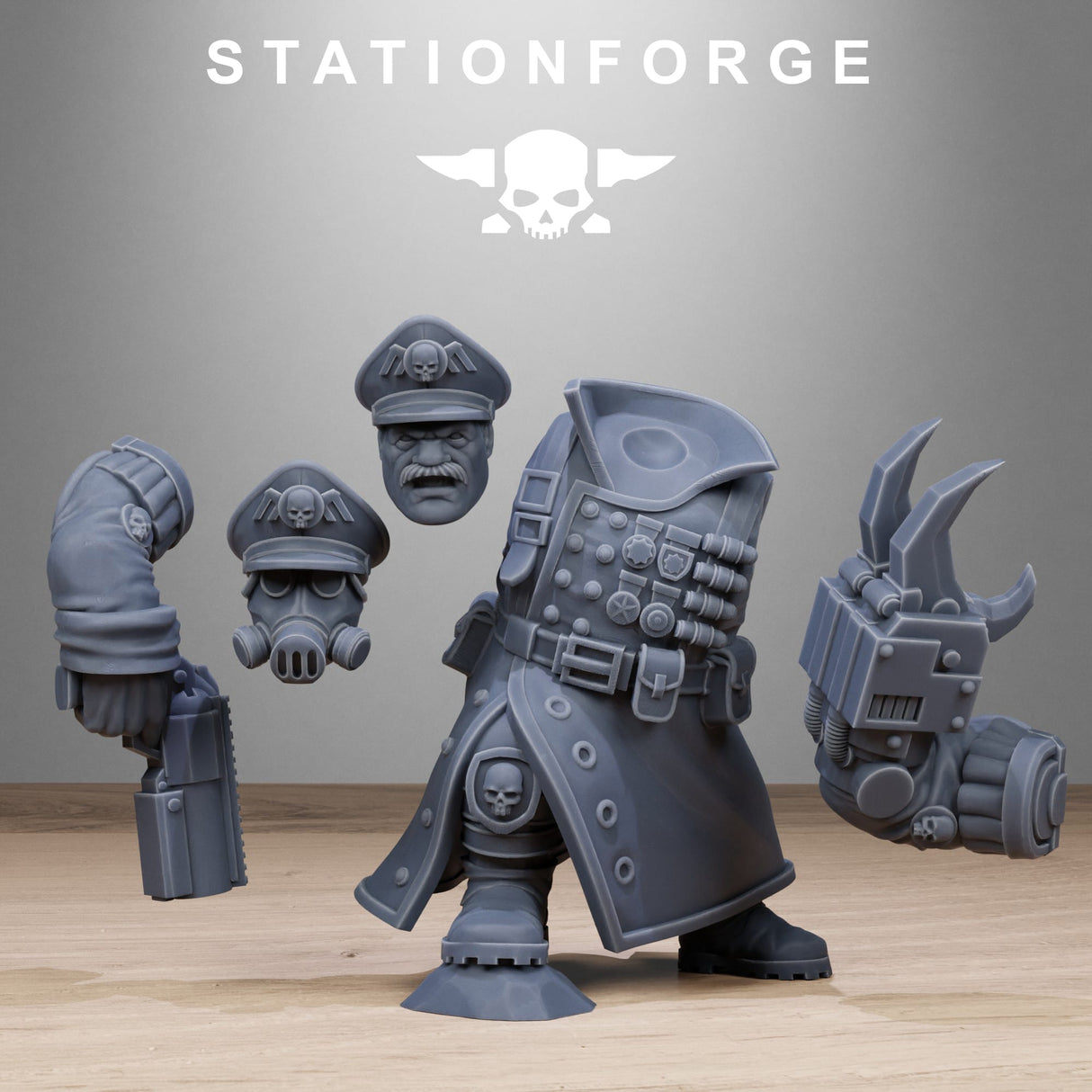 Tabletop Terrain Miniature FreeGuard Mutant Officer