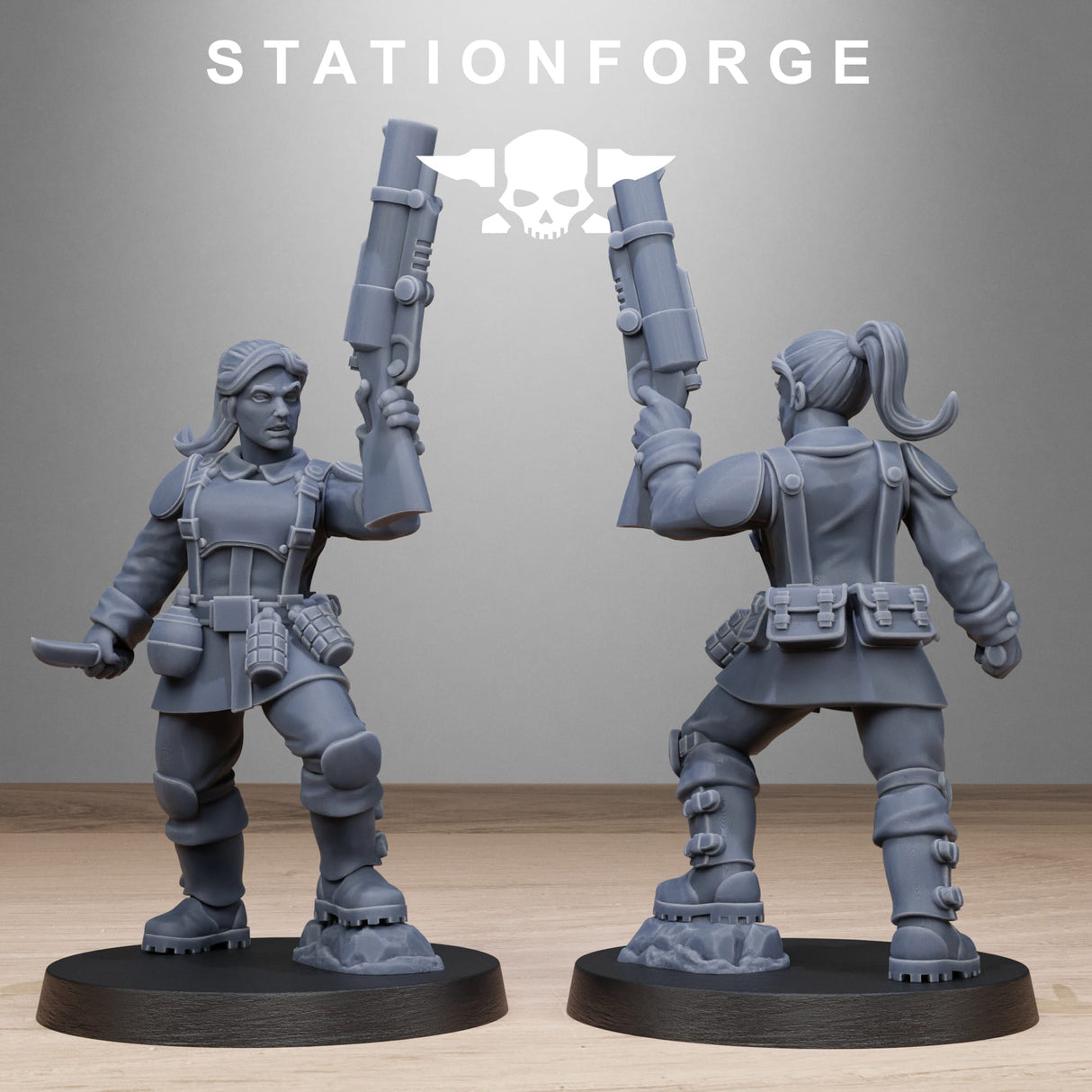 Tabletop Terrain Miniature FreeGuard Sisters